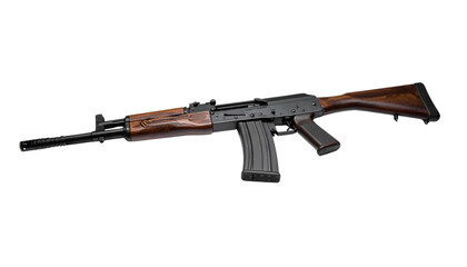 Detailed Rifle Equipment Display for Design Use