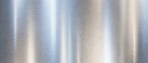 Polished Metal Texture: A close-up view reveals a smooth, reflective surface, perfect for textures, backgrounds, and design elements.