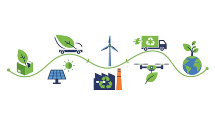 Eco-friendly transportation and renewable energy for a sustainable future