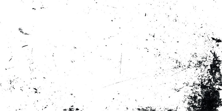 A heavily distressed and scratched white grunge texture presents a worn abstract background with dark smudges