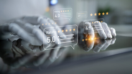 AI enhances customer review and rating system by analyzing review, rating, and customer feedback for deeper trust insights Latch