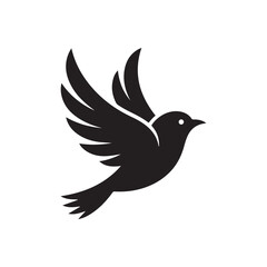 Obraz premium Elegant Silhouette Bird Design.