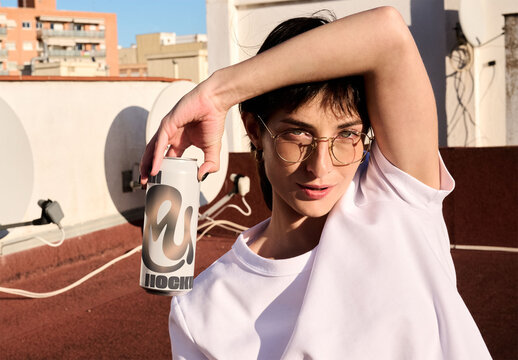 500 ml 16,9 oz can template.