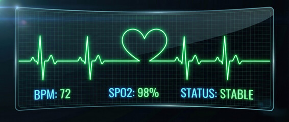 EKG Monitor Heart Beat