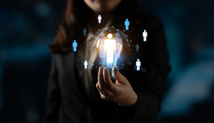 A concept of global leadership and network influence. A central team or individual connects with a professional network distributed across the world map, representing worldwide reach. Fermion