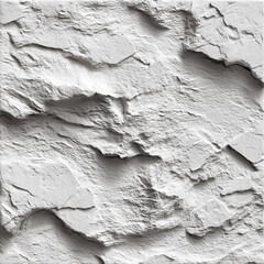 White cracked plaster wall texture background with rough surface details