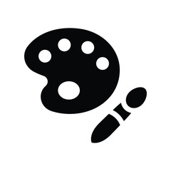  painting glyph icon illustration vector graphic.eps