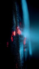 Digital Pixelated Abstract: A dynamic visual representation of data and information, a matrix of digital pixels create a modern technological composition. 