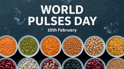 World pulses day celebration on february 10th with diverse legumes