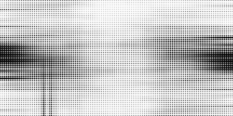 A wide, continuous horizontal band of dense halftone dots provides a solid, uniform abstract background.