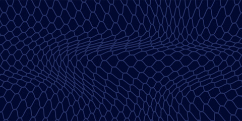 Curved net pattern. Seamless design for sportswear or equipment like soccer goals, volleyball nets, basketball hoops, hockey nets, modern © roni