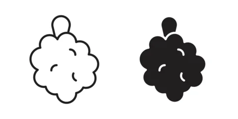 Gardinen Wolken Nahtlos Shower sponge ball icons or logo design isolated sign symbol vector illustration - high quality line style vector  © iconic