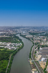 Vue a&eacute;rienne de Villeneuve-Saint-Georges