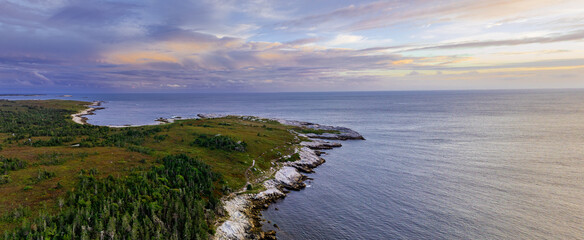 The rugged coastline of Nova Scotia, Canada. © dennis