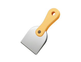 Putty Knife Tool for Construction and DIY icon 3d illustration
