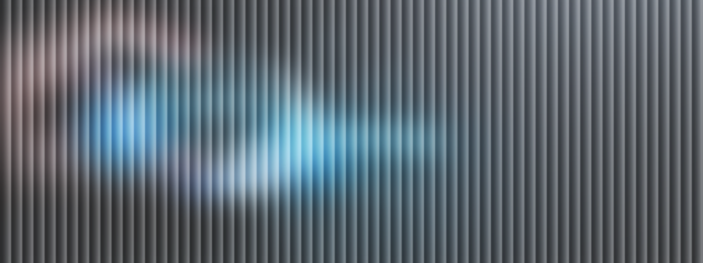 Blue glowing light with vertical black stripes background