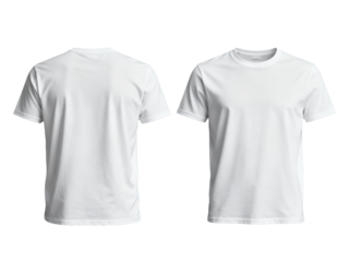 Realisti t-shirt mockup transparent background