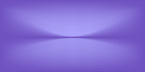 Fototapeta premium Abstract gradient podium background. Violet, purple and lilac empty 3d studio backdrop. Clean scene for product presentation mockup template. Vector illustration