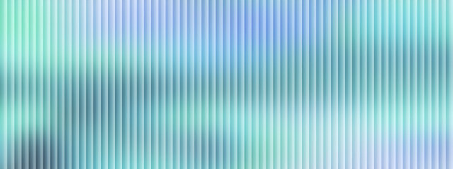 Obraz premium Vertical gradient stripes in shades of blue and green on a blurred background vertical stripes