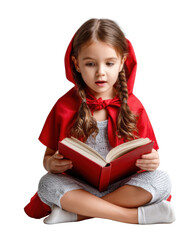 Curiosity Unveiled: A captivating image of a young girl, engrossed in the magic of storytelling, as she reads a book, her eyes alight with wonder. The setting sparks imagination.