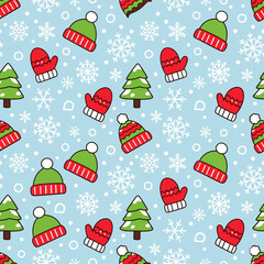 Holiday winter pattern icon flat vector design.