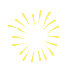 Gold fireworks vector illustration