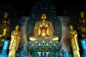 Obraz premium High-definition Images of Huayan Temple in Datong Ancient City, Datong, Shanxi Province, China 