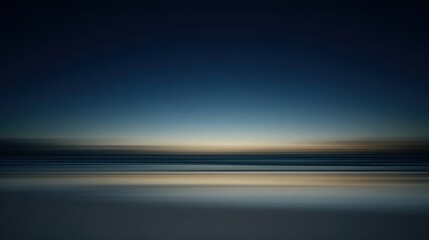 Horizon of Tranquility: A moment of serene minimalism captures the essence of a tranquil horizon, with the ocean meeting the sky in a seamless dance of colors.