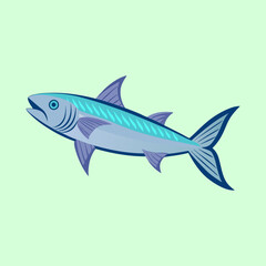 Obraz premium vector illustration of a tarpon