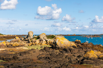 Low Tide Seascape at Chausey Islands, Normandy