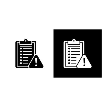 Important icon black and white filled.