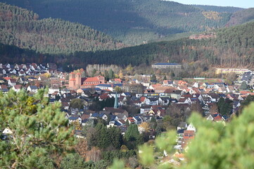 Hauenstein, vom Lanzenfahrter Felsen gesehen
