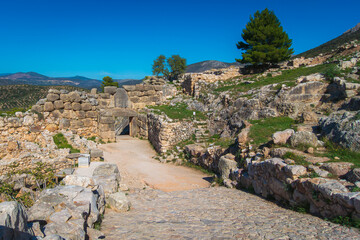 Ruins of the ancient Mycenae town