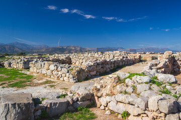 In the ruins of the ancient Tiryns