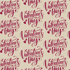 seamless background with hearts