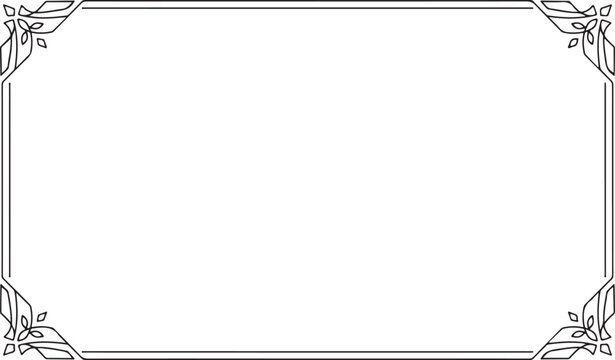 Ornate vintage gold frame borders with floral swirls,Elements of ornate vintage frames. Border gold on white classic swirls, floral motifs. Design print for greeting cards, wedding invitations, restau