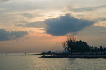 sunrise over the sea