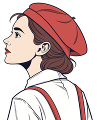 a photograph of a beautiful young woman