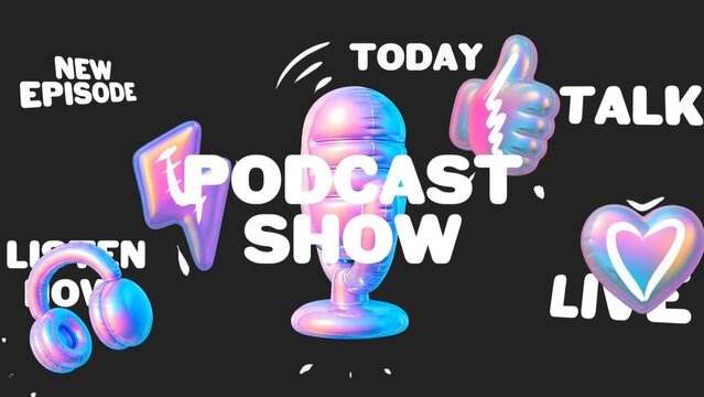 Neon Bubble Podcast Opener