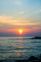 sunrise over the sea