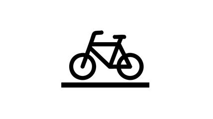 bicycle icon vector illustration