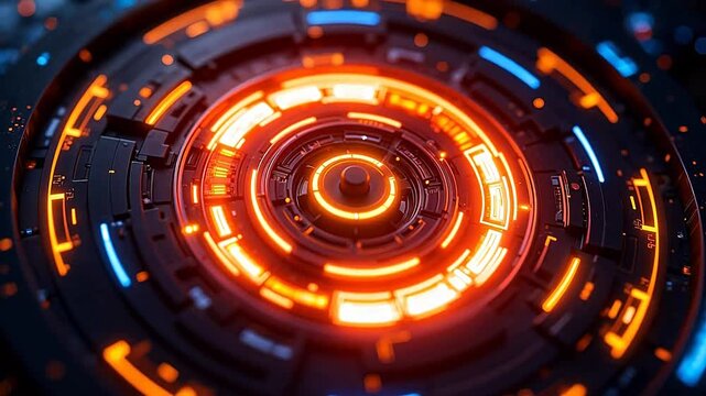 Futuristic circular technology design