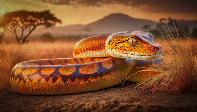 African python