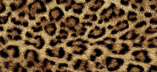 Leopard fur pattern creating seamless animal print texture. Leopard fur creating a detailed and stylish animal print background