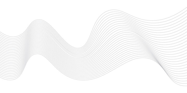 Abstract wave stripes lines pattern on white background vector. Eps 10