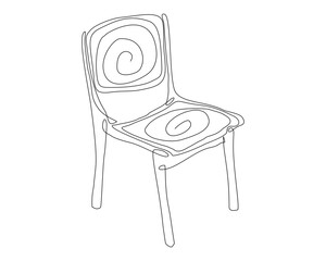 One Line Chair Seat