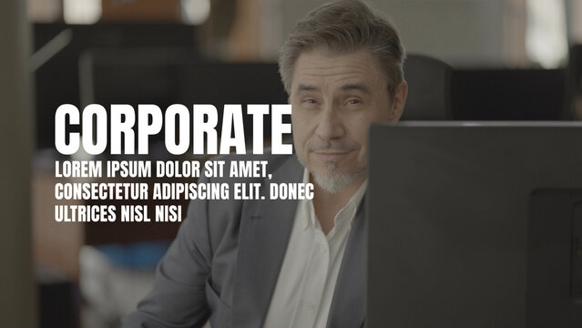 Corporate Motion Typography