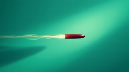 Bullet Flying With Speed Trails Action Motion Blur