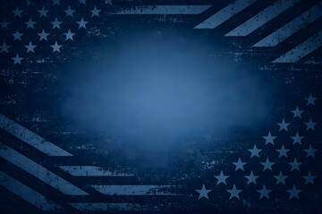 Obraz premium American Flag Themed Background: An abstract design featuring the symbols of American flag. evoking a sense of patriotism and pride.