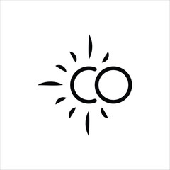 Solar Eclipse icon. Eclipse symbol. Vector illustration for web design. Isolated on white background.